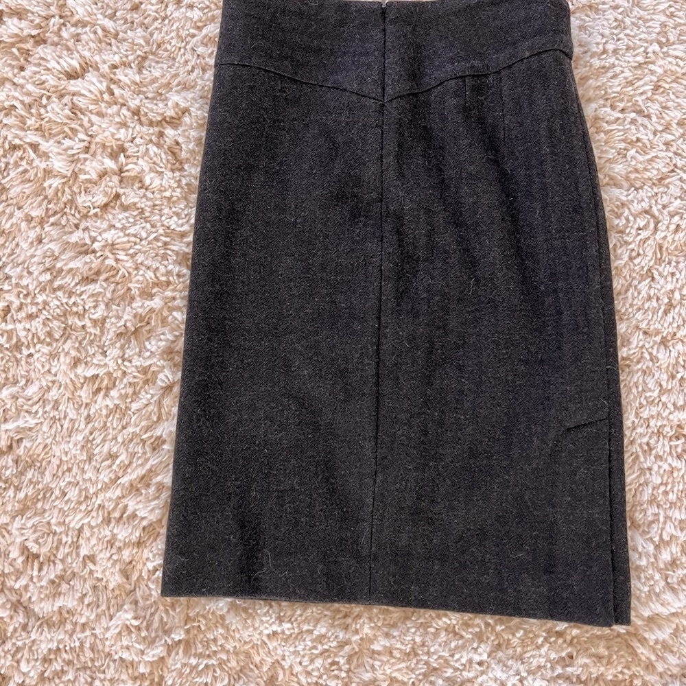 Black wool Aline skirt size 6 Banana Republic
